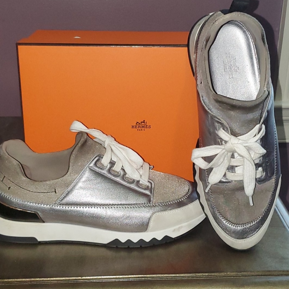 Authentic HERMES Stadium Sneaker (Women's 9.5)